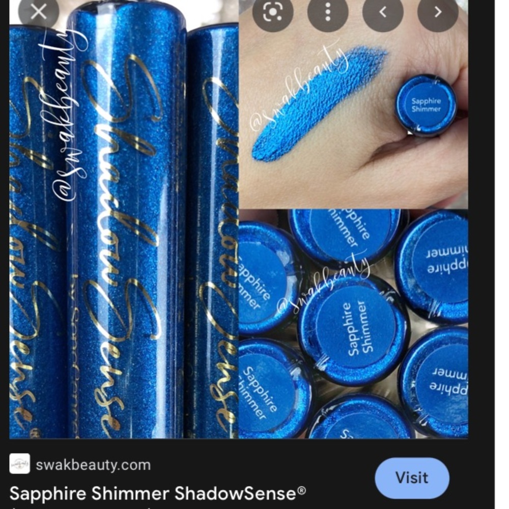 Shadow sense in sapphire shimmer